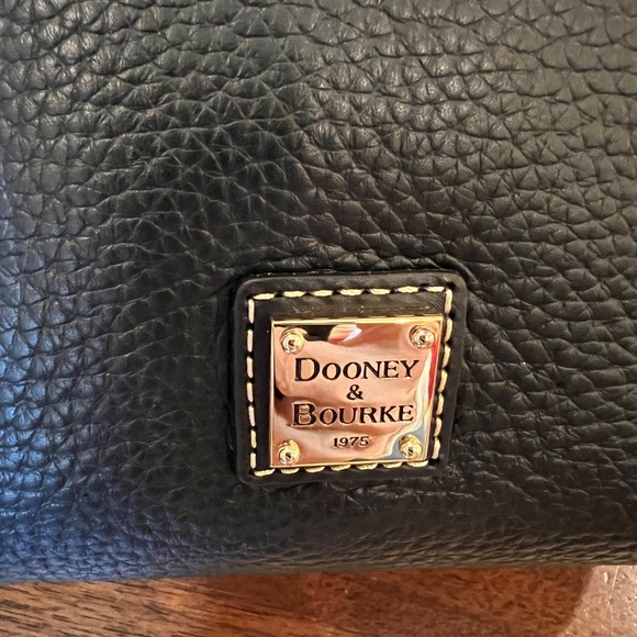 Dooney & Bourke Black Pebble Leather Cosmetic Bag - NWT - Picture 8 of 8